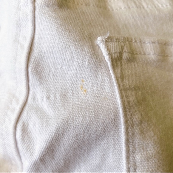 🐚 KANCAN WHITE DISTRESSED HIGH WAIST JEAN SHORTS! - Picture 11 of 14